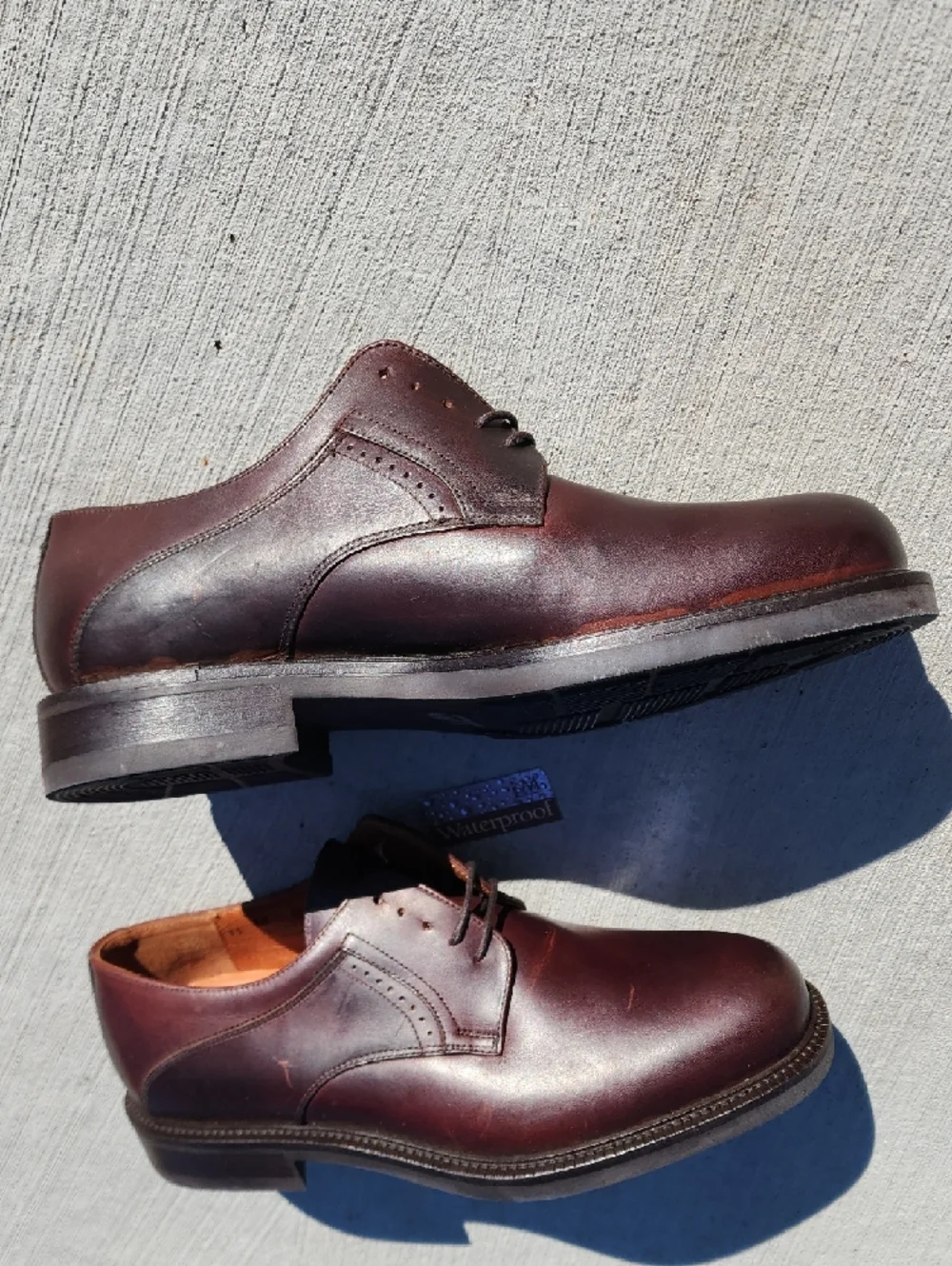 Johnston & Murphy Waterproof Passport Men's Derby Shoes Size 11 M